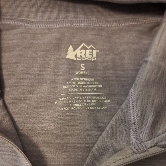 REI Lavender 1/4 Zip Midweight Baselayer - Picture 2 of 4